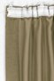 Capri Linen Textured Dark Stone Extra-Thick High Quality Single Panel Curtain - 6