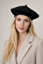 Women's Painter Beret French - Plush Soft Wool Angora Hat - 3