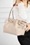 Women's Large Size Shiny Shoulder Bag Tan - 2