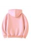 Girls Hoodie Hooded Sweatshirt Star Pattern Pink Winter Comfortable Casual Wear - 2