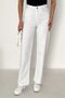 White Women's Wide Leg Jean High Waist Palazzo Stretch Fabric Stretch Denim Trousers Jessi̇ca-2040 - 4