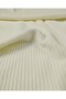 Ribbed Knit Knitted Pieces in Cream Color (Width 140 cm X Length 180 cm) - 2