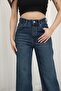 Women's Denim Palazzo Pants - 3