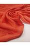 Viscose Synthetic Fabric in Pomegranate Flower Orange Color (Width 150 cm X Length 230 cm) - 3