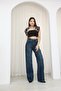 Women's Denim Palazzo Pants - 4
