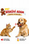 Sesli Biscuit Man Dog and Cat Bite Toy – Durable, Fun, Sound-Producing Plush Toy