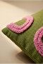 Bohemian Curved Patterned Punch Throw Pillow Cover - 4