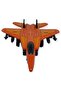 Pull and Drop Metal Mini Fighter Plane 10 cm - Red (Lisinya) - 5