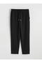 Brown Elastic Waist Textured Carrot Cut Women's Trousers (S6) - 5