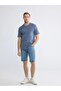 Burgundy Comfortable Fit Crew Neck Embroidered Men's T-Shirt (S6) - 2