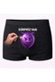 Printed Men's Boxer Valentine's Day Themed Balloon Patterned Funny Humorous Humorous Cotton Stretch Fabric