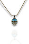 Jellyfish Ocean Jellyfish Steel Necklace Does Not Tarnish Supplied in Gift Box 45 cm