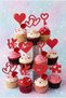 12 Pcs Valentine's Day, Birthday, Marriage Proposal Anniversary, Heart Cupcake Picks, Love Cake Picks - 8