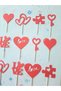 12 Pcs Valentine's Day, Birthday, Marriage Proposal Anniversary, Heart Cupcake Picks, Love Cake Picks - 9
