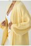 Women's Long Plush Knitwear Cardigan - 6