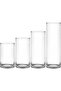 4pcs Glass Cylinder Vases for Flowers & Candles for Home, Events & Weddings - 2