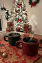 2 Pieces Handmade 260 ml Burgundy Black Glossy Ceramic Mug Tea Coffee Cup Mit1305 - 4
