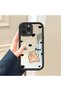 iPhone 14 Pro Max Compatible Black Silicone Heart Patterned Mirror Surface Lens Protection Case - 2