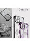 Samsung Galaxy A52/A52S Compatible Transparent Four-Corner Silicone Cover Glossy Edge Case Butterfly Pattern - 6