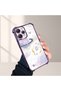 Redmi 12 4g Compatible Transparent Four-Corner Silicone Coated Glossy Edge Case with Star Pattern - 5