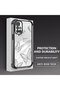 Redmi 10 2022 Compatible Transparent Four-Corner Silicone Cover Shiny Edge Case Butterfly Pattern - 3