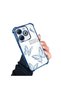 Tecno Spark Go 2024 Compatible Transparent Four-Corner Silicone Cover Glossy Edge Case Butterfly Pattern - 2