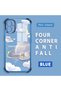 Samsung Galaxy A04E Compatible Transparent Four-Corner Silicone Coated Glossy Edge Case with Star Pattern