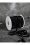 1 cm Velvet Decorative Ribbon 3 Meters (Black)-1 cm Glitter Ribbon - 2