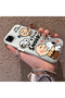 Realme C25S Compatible Hard Acrylic Back Silicone Edge Lens Protection Case Snoopy Pattern - 2