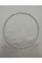 4mm Square Stone Waterway Steel Necklace - Golden Grand Riviera Princess - 3