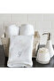 Monogrammed Letter "Y" Hand Towel Silver Thread Cotton Personalised Letter - 3