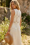 Sleeveless Lace/Crochet Woven Women's Blouse - 2