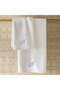 Monogrammed Letter "N" Hand Towel Silver Thread Cotton Personalised Letter - 4