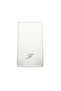 Monogrammed Letter "H" Hand Towel Silver Thread Cotton Personalised Letter