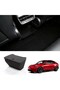 Model Y Rear Seat Center Storage Area with Cover - Non-Slip Surface - Black
