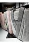 6 Piece Family Bathrobe Set Pink-Gray - 2