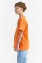 Men's Waffle Fabric T-Shirt with Letter Print Detail - 3