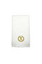 Monogrammed Letter "X" Hand Towel Gold Thread Cotton Personalised Letter