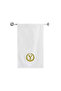 Monogrammed Letter "Y" Bath Towel Gold Thread Cotton Personalised Letter