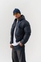 Diamond Belt Bottom Attachment Detailed Hooded Coat - 3