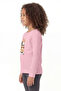 Girl's T-Shirt with Long Sleeves Printed B9 - 3