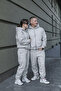 Special for Couples Women's and Men's Kangaroo Pocket Combination Tracksuit Set (Single) - 2