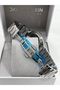 Silver Color Black Dial Calendar Men's Wristwatch - 7