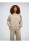 Zemli̇ya-Women's 3 Thread Ov Oversized Sweatshirt – Street Fashion Relaxed Fit
