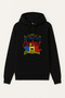Romania Romania Printed Black Hooded Sweatshirt Hoodie