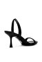 Elma Black Leather Women's Sandals - 3
