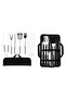 Stainless Steel Barbecue BBQ Tool Kit Set Barbecue Cooking Helping Accessories with Storage Bag