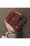 Silicone Edge Hard Back Anti-Fall Phone Case Vintage Pattern Compatible with Poco M5S - 3