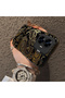 Silicone Edge Hard Back Phone Case Compatible with Realme C55 Retro Patterned - 3