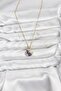 316L Steel Chain Gold Color Night Model Zircon Stone Women's Necklace - 2